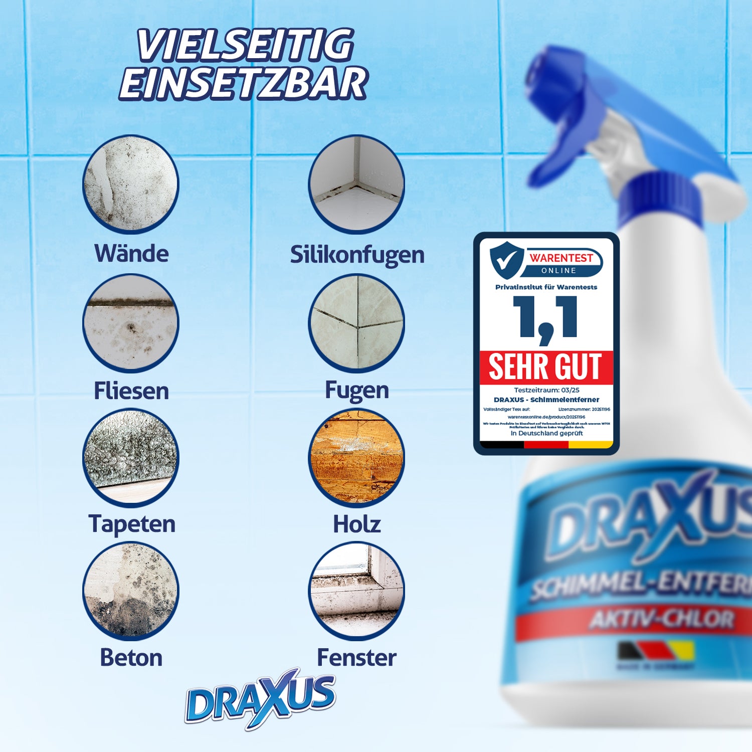 schimmelentferner für markisen DRAXUS Profi Schimmelentferner